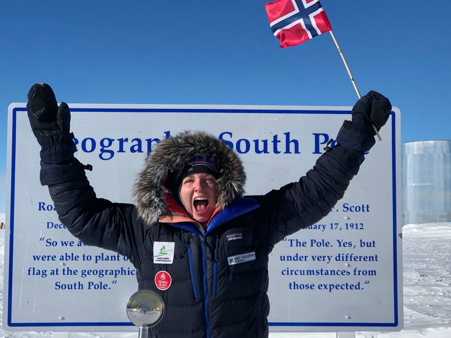 FRAMME: Astrid Furholt rakk det i tide. Foto: Jan Sverre Sivertsen