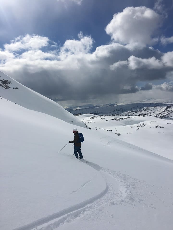 Magnus Utkilen på tur onsdag morgen. Foto: Fri Flyt