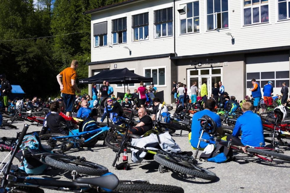 Sweet Afterbike er en tradisjon på Utflukt. Foto: Snorre Veggan