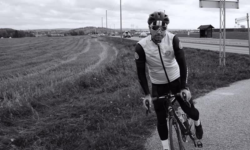 ILDSJEL: Simen Strandås tok initiativet til Zwift-konkurransen som nå har blitt åpen for hele verden. Foto: Privat Simen Strandås 2017 - Foto Privat 800x