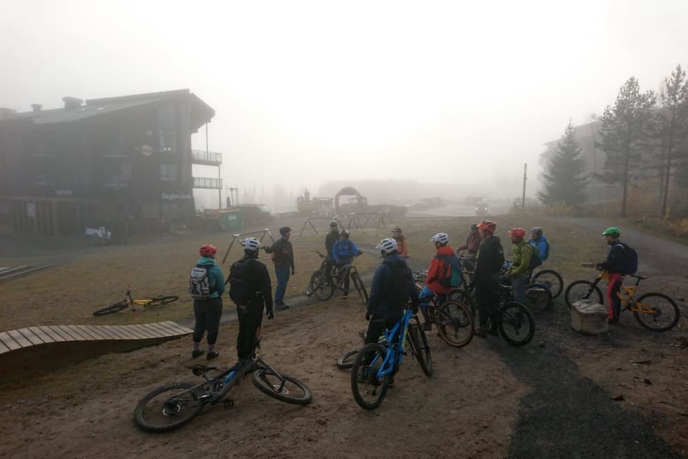 Trysil var arena for det første nivå to-kurset i den norske sertifiseringen. Foto: Nina Gässler Trysil guide instructor level 2 - Oct 2018 - foto Nina Gässler 1400x933