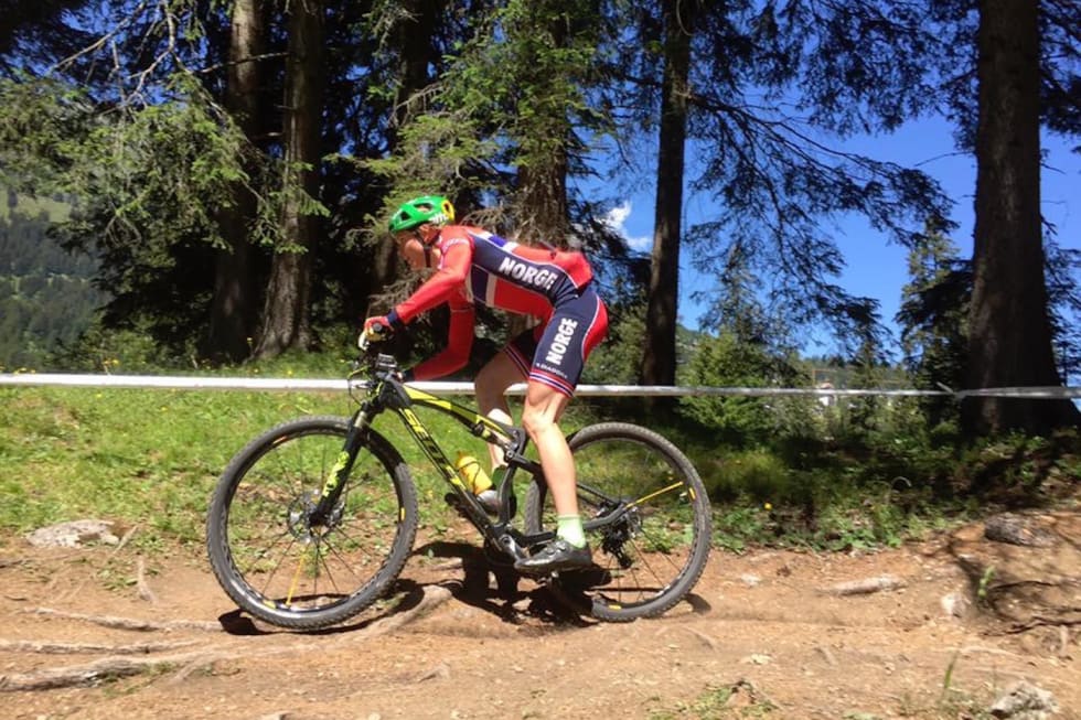 Verdenscuprunden i Lenzerheide helga etter stang up på verdensmesterskapet i Tsjekkia var av sesongens seigeste for Petter Fagerhaug. Foto: NCF Petter Fagerhaug WC Lenzerheide July 10-16 - NCF 1400x933