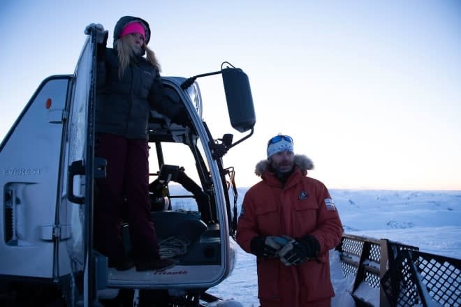 SJEFER: Daglig leder Nina Lensebakken og driftssjef Idar Aaboen er også eierne av Stryn sommerskisenter, som tilbyr catskiing opp mot Kvitlenova. Arkivfoto: Anki Grøthe