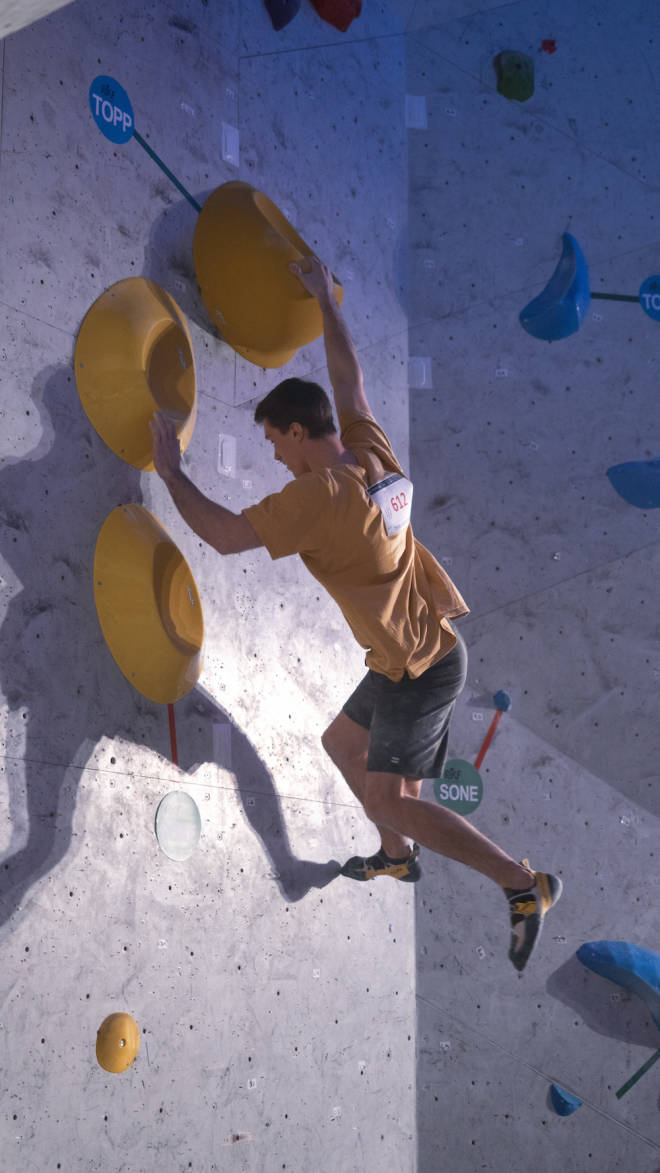 TOPP: Thilo Schröter med topp i finalen. Foto: Olav Kjeldstad Larsen 1thilo