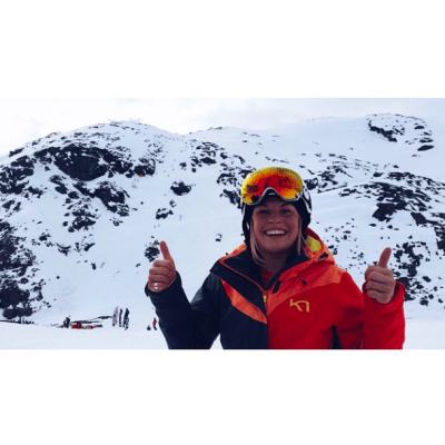 Hedvig Wessel etter første finalerunde: Foto: Instagram