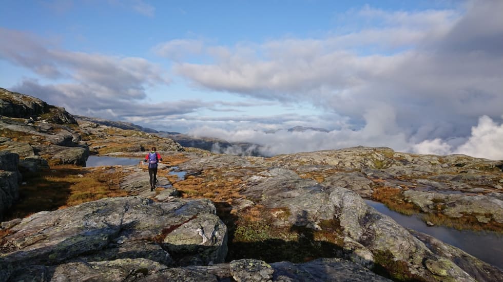 Det var flere områder underveis som var ekstra spennende. Foto: Gjermund Nordskar Gullruta - Gjermund Nordskar 1200x