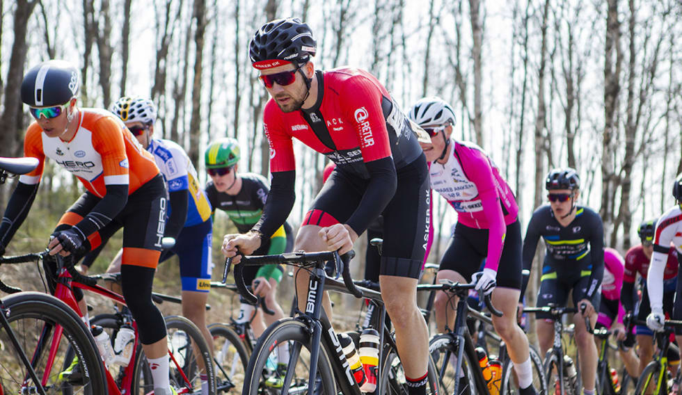 NESTEN: Kristoffer Ylven Westgaard var centimeter unna ny seier i Ronde van Berg. I morgen er det nye sjanser i Stjernetråkken. Foto. Pål Westgaard Kristoffer 1400x