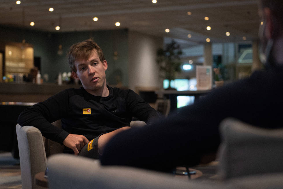 TRYGG PÅ EGNE FERDIGHETER: Kristoffer Halvorsen mener han er mer enn god nok til å vinne NM-fellesstarten på søndag. Foto: Henrik Alpers 202040191_609852403308850_6950471706457307744_n