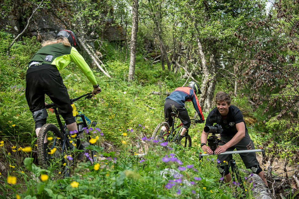 Huckshoot 2017 dreier seg om levende bilder og filmingen er i full gang, for filmene skal presenteres på åpningnen torsdag kveld. Foto: Vegard Breie Huckshoot - Vegard Breie 1400x933