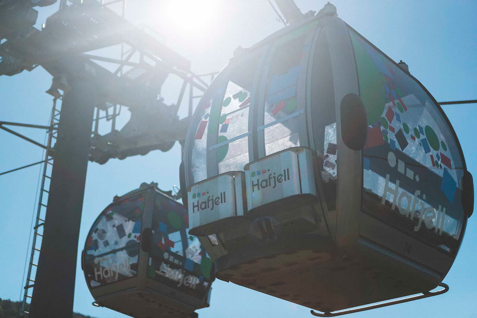 OPPTUR: Gondolen i Hafjell tar deg opp til det som regnes av mange som en av nord-europas beste bikeparks.