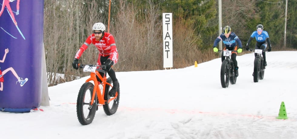 William Høines Larsen fikk det tungt på dag to av minicupen og endte på tredjeplass bak Vidar Mehl men foran Odd Erlend Hansen Berg. Foto: Per Hannaseth