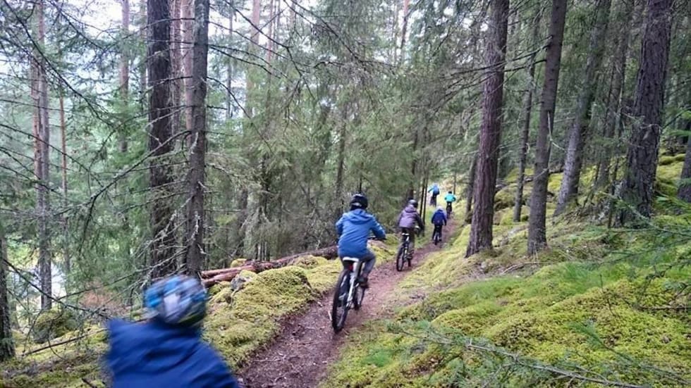Den nye langløypa blir tilrettelagt for både familier og barn. Foto: Trailhead Nesbyen Sommerleir Trytetjern - Trailhead Nesbyen 1200x
