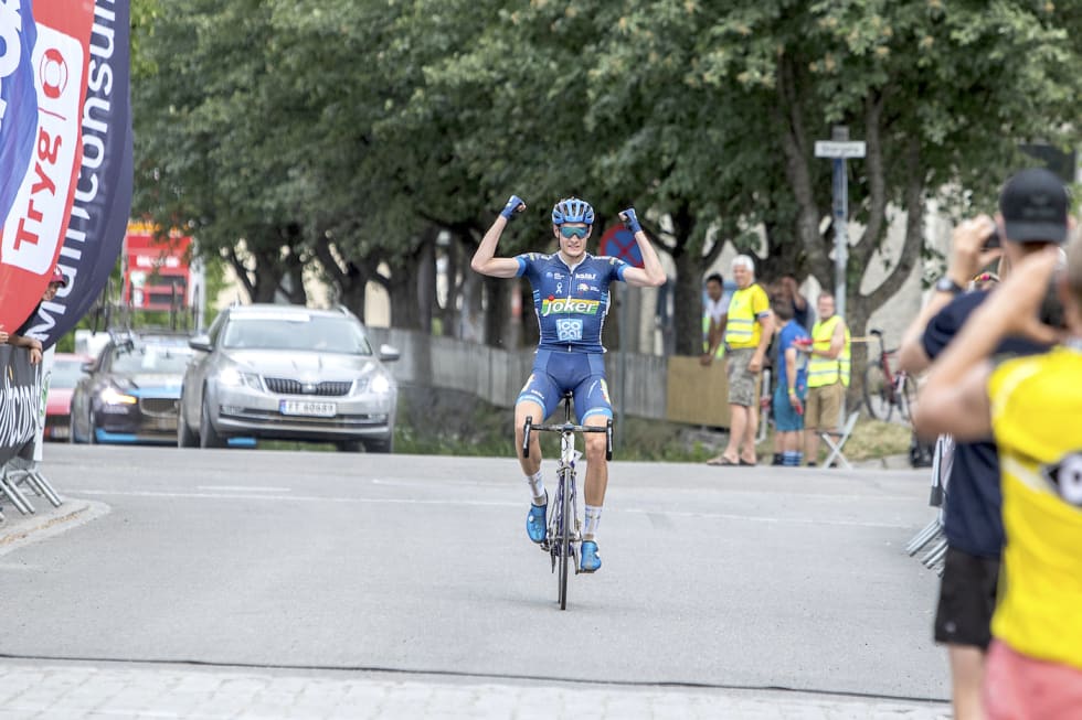 SEIER: Markus Hoelgaard vant overlegent. Foto: Pål Westgaard Markus Hoelgaard - Gylne Gutuer 2018 - Pål Westgaard 1400x933 edit