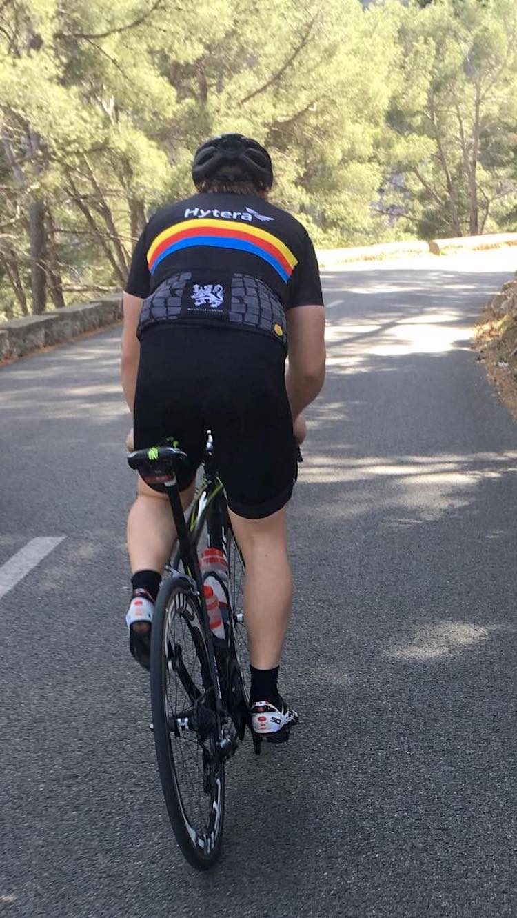 TUNGT: Øktene på gikk greit Mallorca så lenge Martin Iversby ikke tok i. Iversby Mallorca April 2018 - Privat 750x