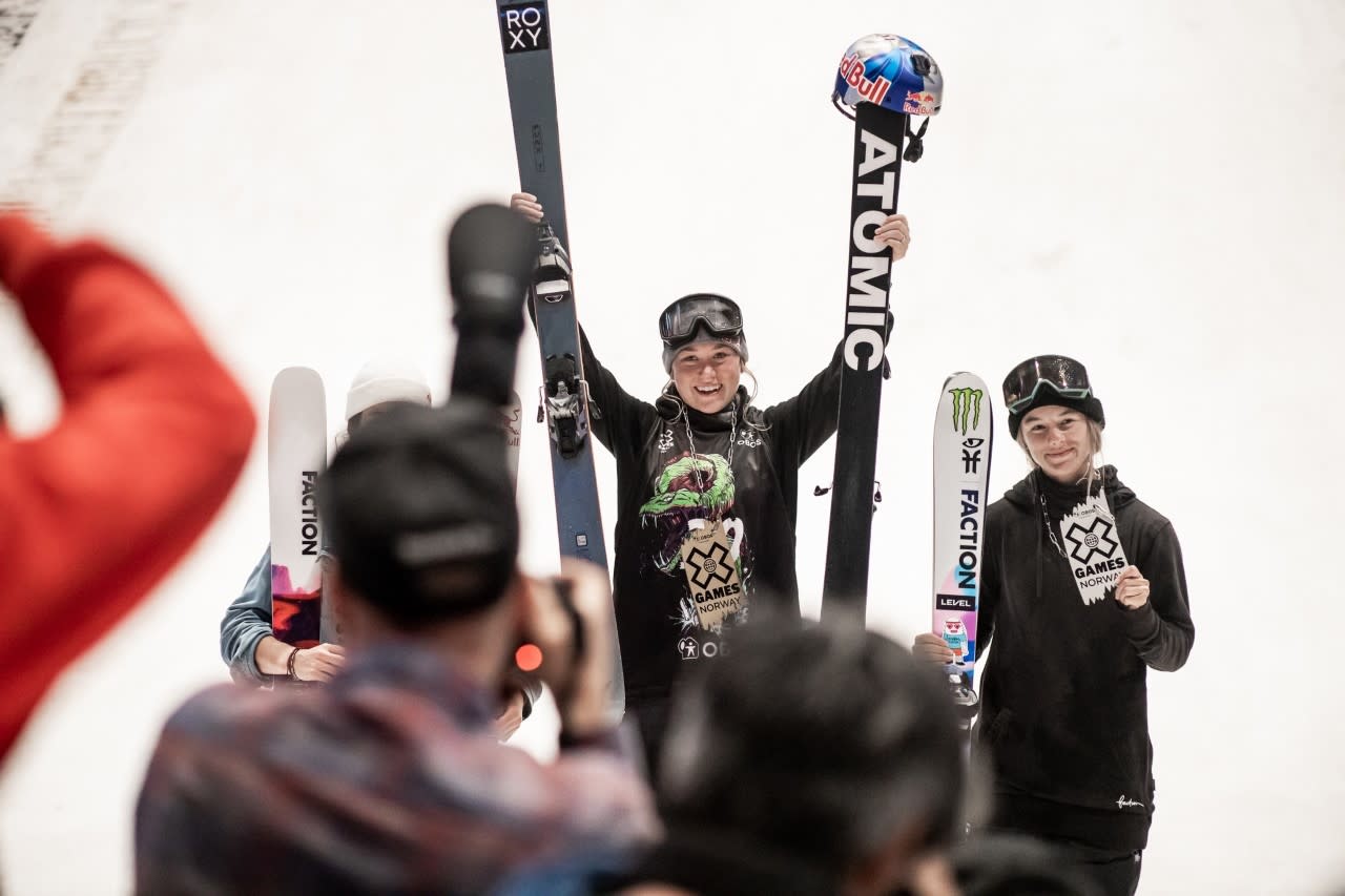 Tess Ledeux inntok førsteplassen under kveldens X Games. Foto: Andreas Løve Storm Fausko