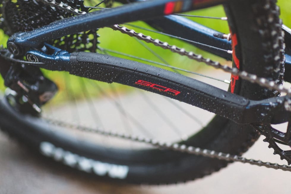 ROBUST OG KLASSISK: Whyte S-120 RS-sykkelens velprøvde Horst Link-oppheng med leddet kjedestag rett foran bakakslingen fungerer veldig bra, spesielt når det er konstruert så solid som her.