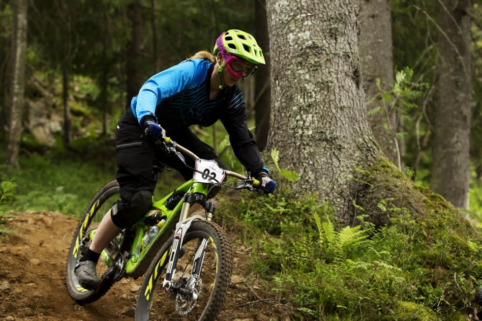 Alice Grindheim kjørte Oslo Enduro i fjor og er påmeldt i år igjen. Foto: Kristoffer Kippernes Alice Grindheim Oslo Enduro 2015 Kippernes