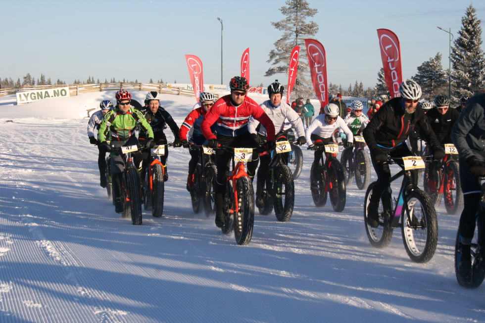 Lygna Fatbike har arrangert uoffisielt NM i fatbike i fire år. Nå er det slutt. Foto: Lygna Fatbike Lygna Fatbike 2017 - Foto Lygna Fatbike 1400x933