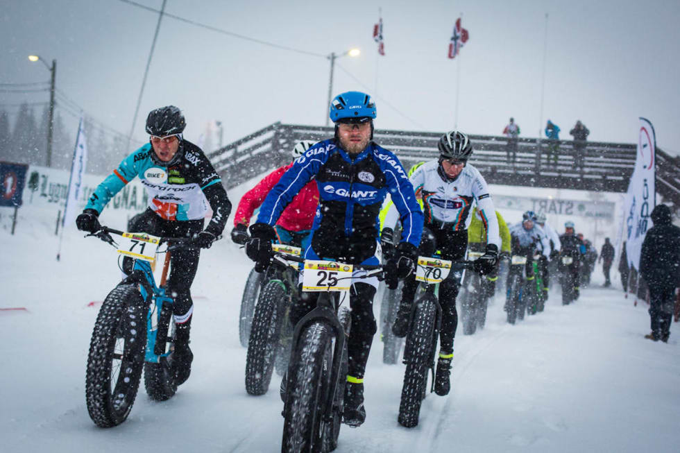 Lygna Fatbike 2015. Foto: Snorre Veggan Fatbike NM 2015 start - Snorre Veggan 1400x933