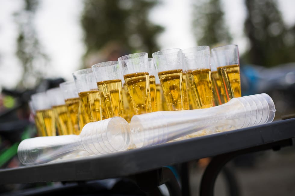 Ingen fest uten bobler. Foto: Snorre Veggan Bobler til alle - Snorre Veggan