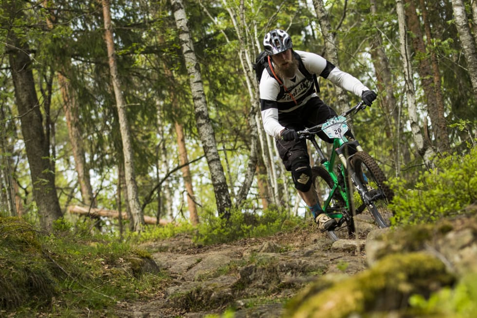 Mye å konsentrere seg om for Audun Flatvad. Foto: Per-Eivind Syvertsen Audun Flatvad