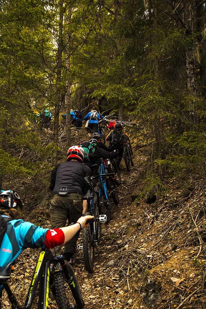 Nesbyen Trail Camp er ett av arrangementene som trekker stisyklister fra hele landet. Foto: Thomas B. Svendsen Nesbyen Trail Camp 2015 - Thomas B Svendsen