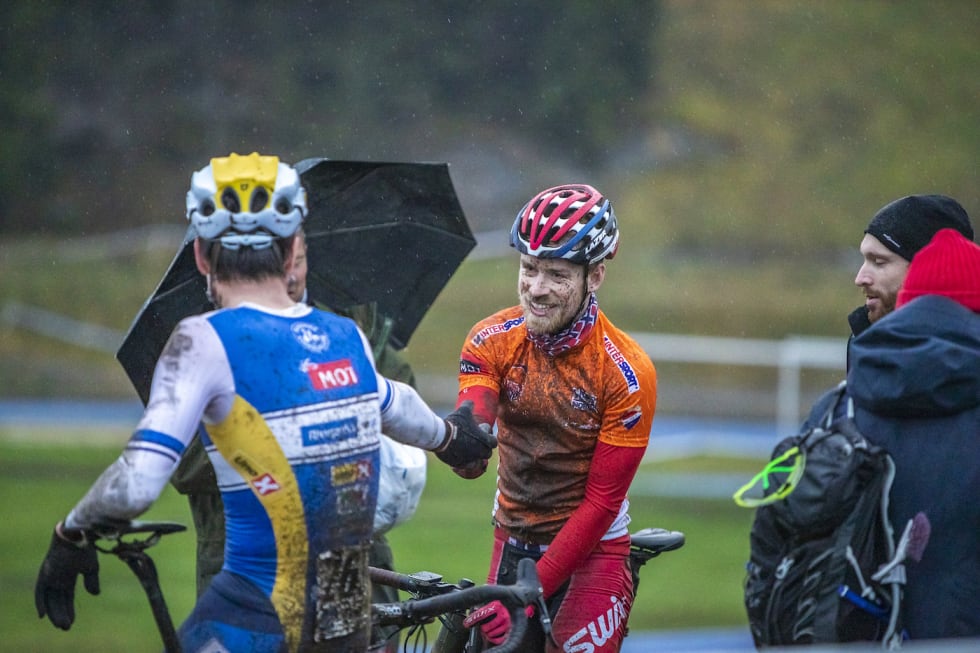 VINNERE: Søren Wærenskjold vant siste ritt i Norgescupen, mens Ole Hem (til høyre) vant cupen sammenlagt. Foto: Pål Westgaard Søren Wærenskjols - Ole Hem 1400x933