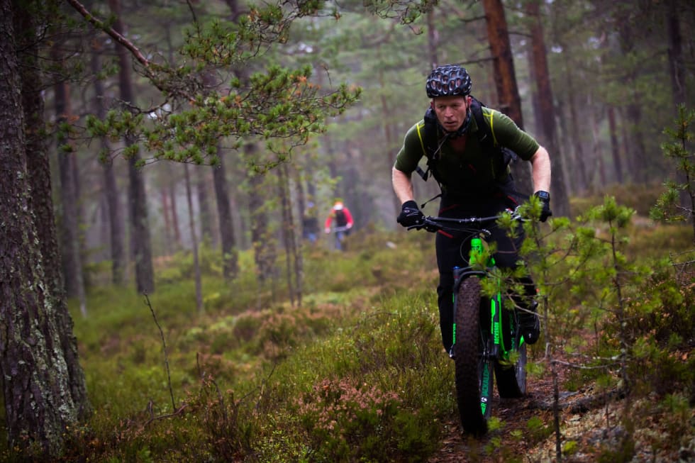 FATBIKE: Det var ikke bare vanlige stisykler som var representert. (foto: Snorre Veggan) pioneren-3370a