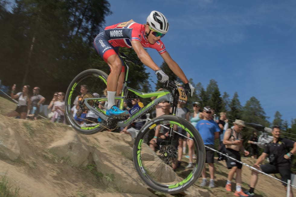 Tobias Johannessen under verdenscupen i Val di Sole i juli. Foto: Bengt Ove Sannes Tobias Johannessen - Bengt Ove Sannes 1400x933