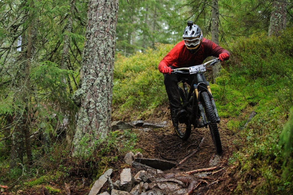 Peter Hjertson i fint driv. Foto: Jon Borgersen