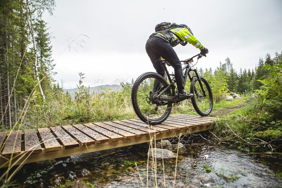 Arrangøren hadde brukt atskillige timer på klipping og tilrettelegging for den tredje utgaven av Hakadal Enduro.Foto: Pål Westgaard