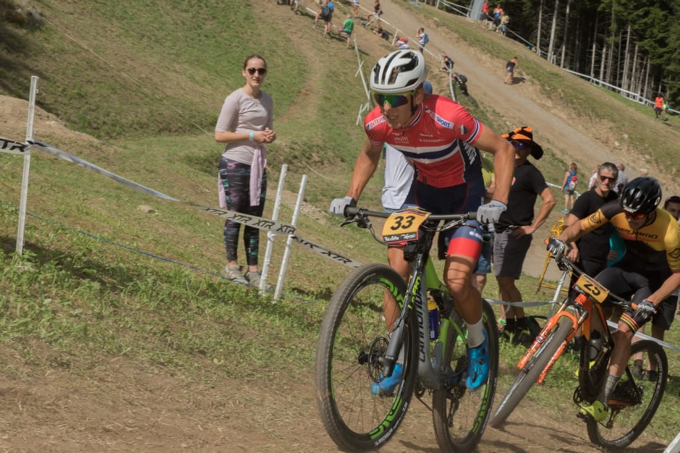 Tobias Johannessen under verdenscupen i Val di Sole. Foto: Bengt Ove Sannes Tobias Johannessen - WC Val di Sole July 2018 - Bengt Ove Sannes 1400x933