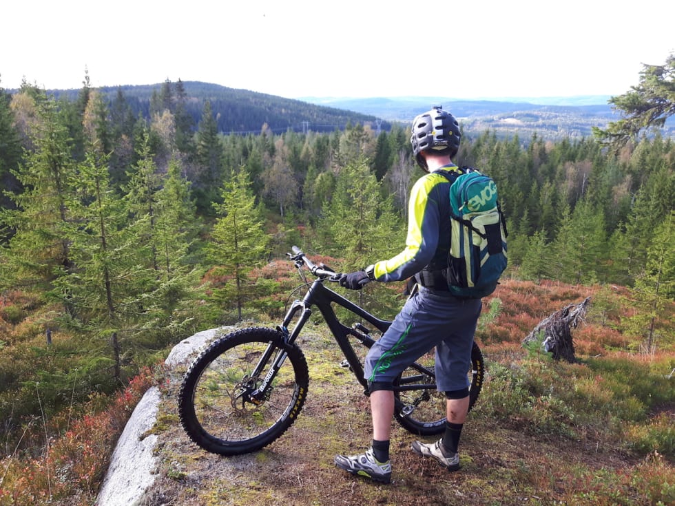 En av etappene går i dette området, men kart og beskrivelser kommer først et par dager før rittet. Foto: Stian Eilifsen Hakadal Enduro Jostein Semb Foto Stian Eilifsen 1400x1050
