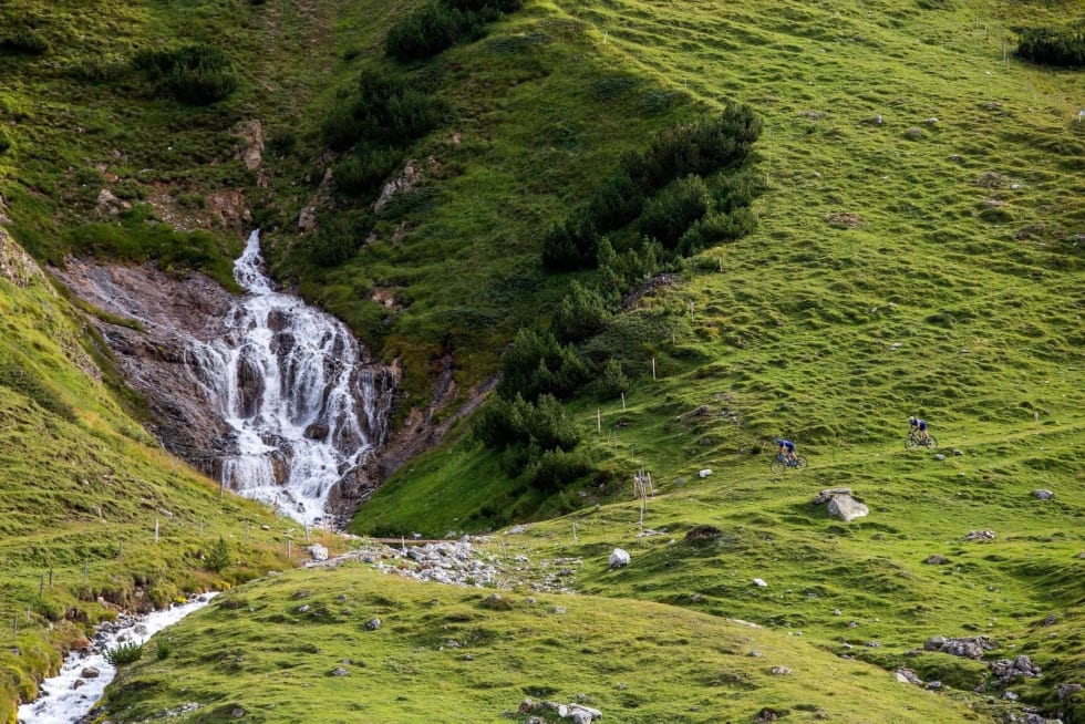 Fra tredje etappe i Swiss Epic 2019. Foto: Sam Clark/Swiss Epic