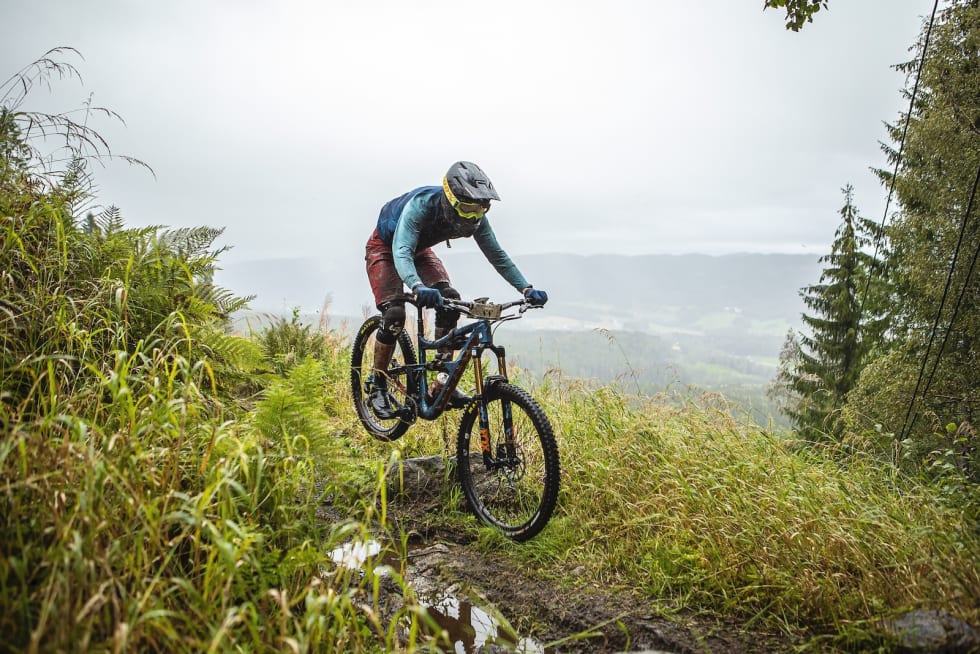 Ola Jåvold Landmark vant sitt fjerde av de totalt fem rittene som har vært arrangert så langt i Østafjells Enduro Serie 2019. Foto: Pål Westgaard