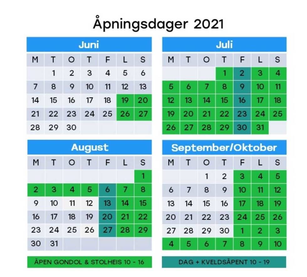 FLERE ÅPNINGSDAGER: Hafjell Bike Park satser på flere dager med sykling i 2021. hafjell bike park åpningstider