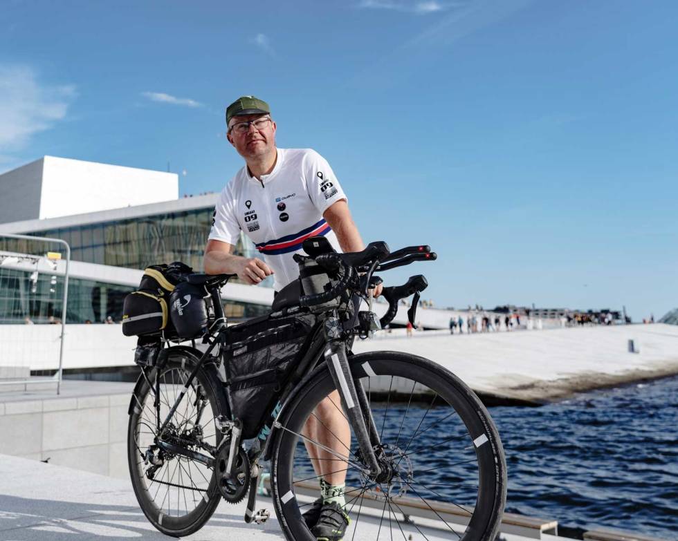 Antihelt: Viggo Vea er ikke videre kjent, men eventyrere og ultrasyklister begynner så smått å bli allemannseie. Foto: Arrangøren Årets-beste-4