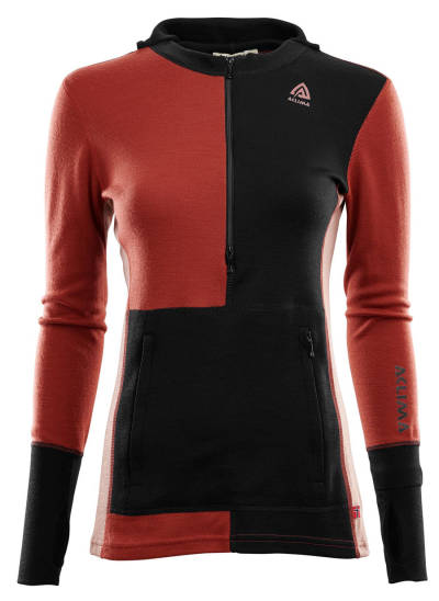 Aclima WarmWool Hood Sweater w/zip W Aclima-WarmWool-Hood-Sweater
