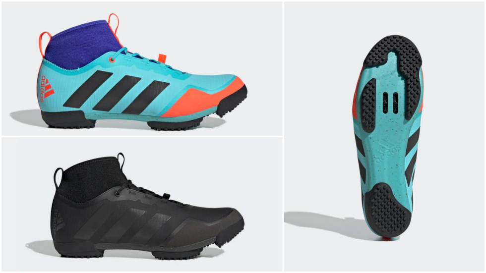 OGSÅ I SVART: Er du redd for å skille deg ut, gå for den trygge, svarte varianten. Foto: Adidas. Adidas-gravel-shoe-farger