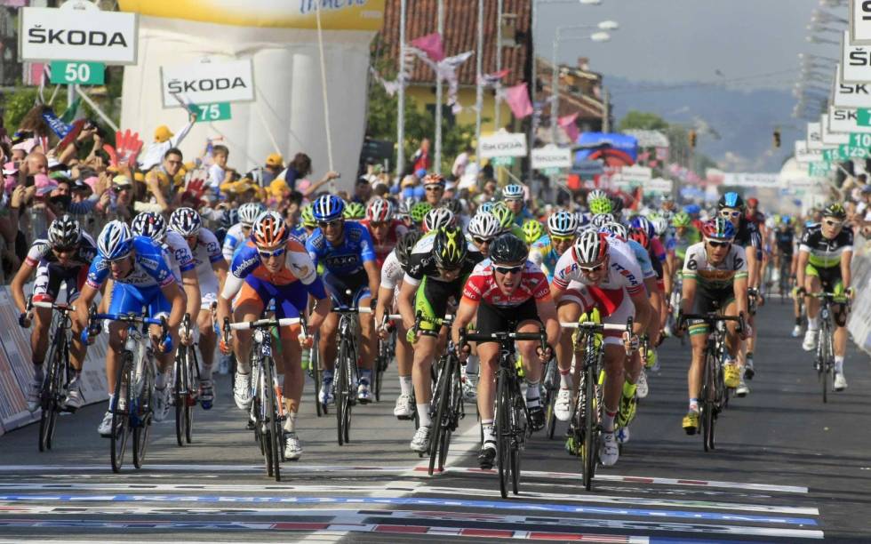 NESTEN: Kristoff har en andreplass fra den 13. etappen i 2012 som beste resultat i Giro d'Italia. Foto: Cor Vos. Alexander Kristoff italia
