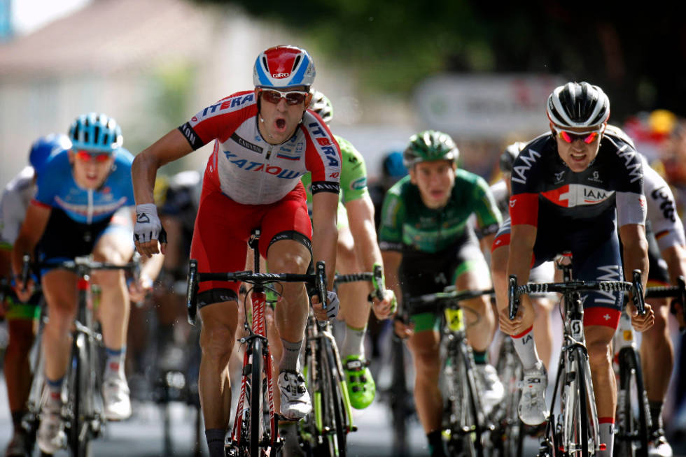 NUMMER TO: Bare tre dager etter den første triumfen, kom den andre. Foto: Cor Vos alexander kristoff, tour de france etappeseier