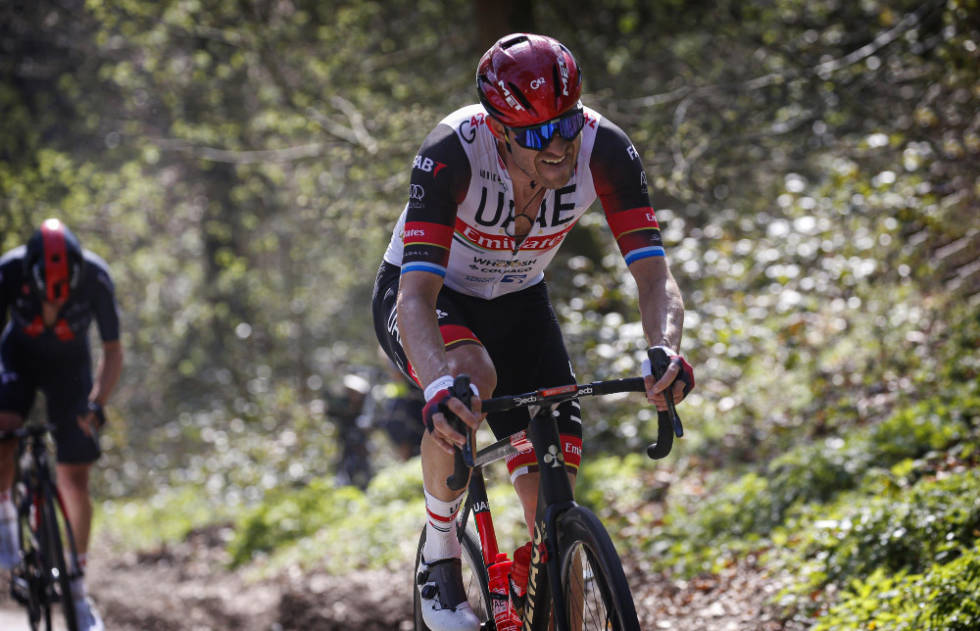 DWARS DOOR VLAANDEREN: En sjetteplass i den belgiske éndagsklassikeren står igjen som Kristoffs beste prestasjon denne sesongen. I Flandern rundt ble det en 18. plass. Foto: Cor Vos alexander kristoff tour de france giro d'italia vm 2