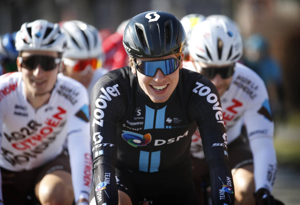 NØGD: Andreas Leknessund synes Kuurne-Brussels-Kuurne ga mersmak, tross alt. Foto: Cor Vos andreas leknessund kuurne brussels kuurne team dsm