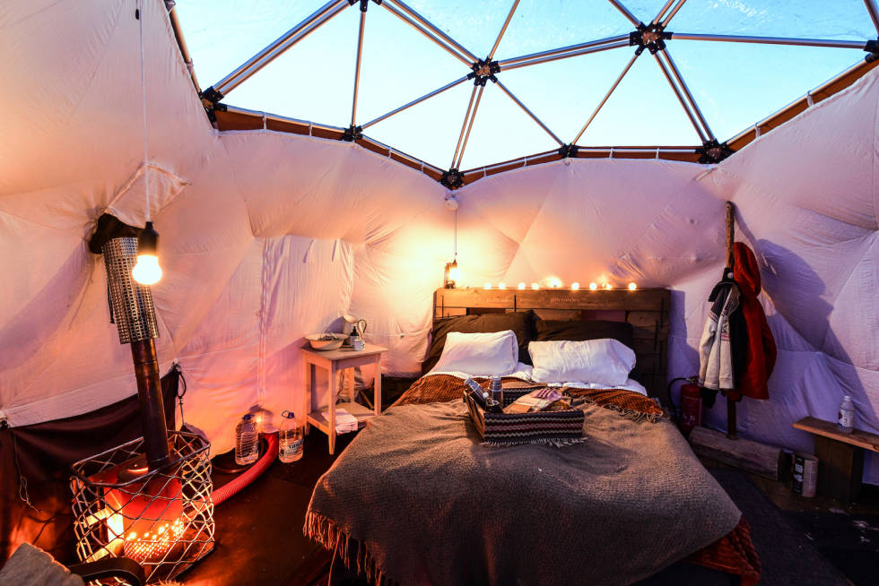 ARCTIC DOME: Domen er et samarbeid mellom fjellstuene i området. Foto: Torild Moland arctic dome høvringen