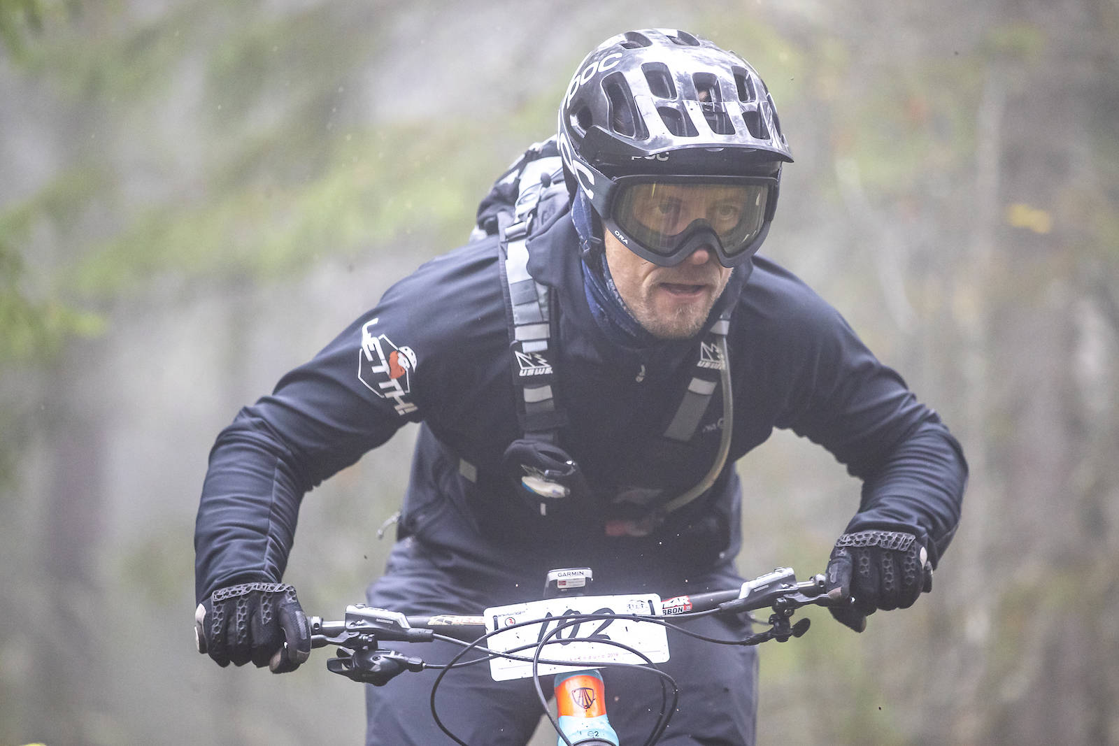 Arild Heimli Johnsen ble nummer to i masterklassen i Ringerike Endurro. Foto: Pål Westgaard