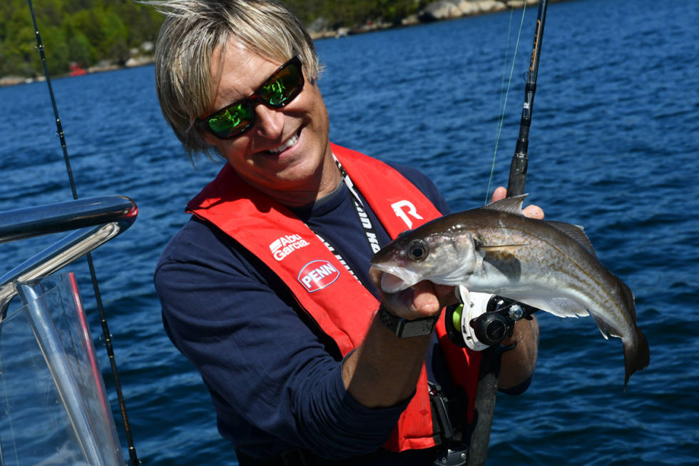 Asgeir Alvestad er en profilert fisker som er med på å fremme appen. Foto: FiskHer Asgeir Alvestad fiskher app utemagasinet