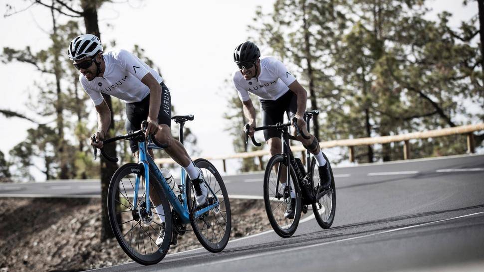 KLATRERE: Alberto Contador og Ivan Basso har valgt å lage Aurum Magma nesten identisk med sykler de selv kjørte i karrieren. aurum magma