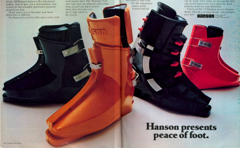 Bakfra-sko er ikke en SÅ dårlig idé. Inntil du prøver å lene deg fremover. Hansen rear entry boots skiutstyr