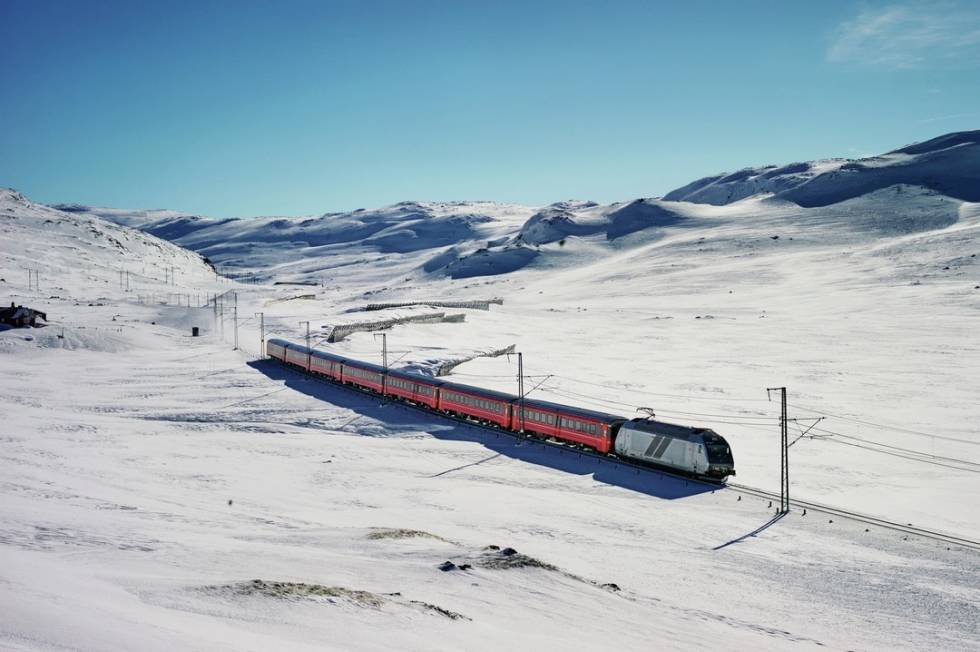 Ta Bergensbanen med 50 % rabatt til og fra High Camp. Foto: VY/Øyvind Haug Bergensbanen-Finse-VY-01105_1080- Foto_Øivind_Haug