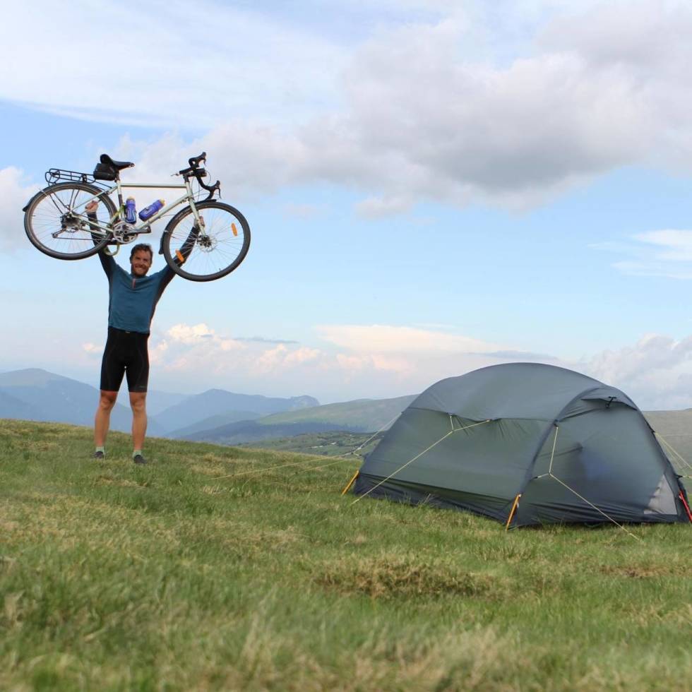 Vegard Haugseggen, lærer på norges første folkehøgskulelinje for bikepackere. Foto: Privat bikepacking vegard haugseggen